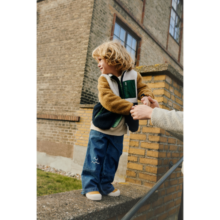 Liewood Nolan Pile Jacket | Classic Navy Multi Mix