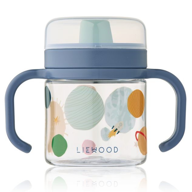* Liewood Kylo Tritan Sippy Cup 280ml | Universe / Classic Navy