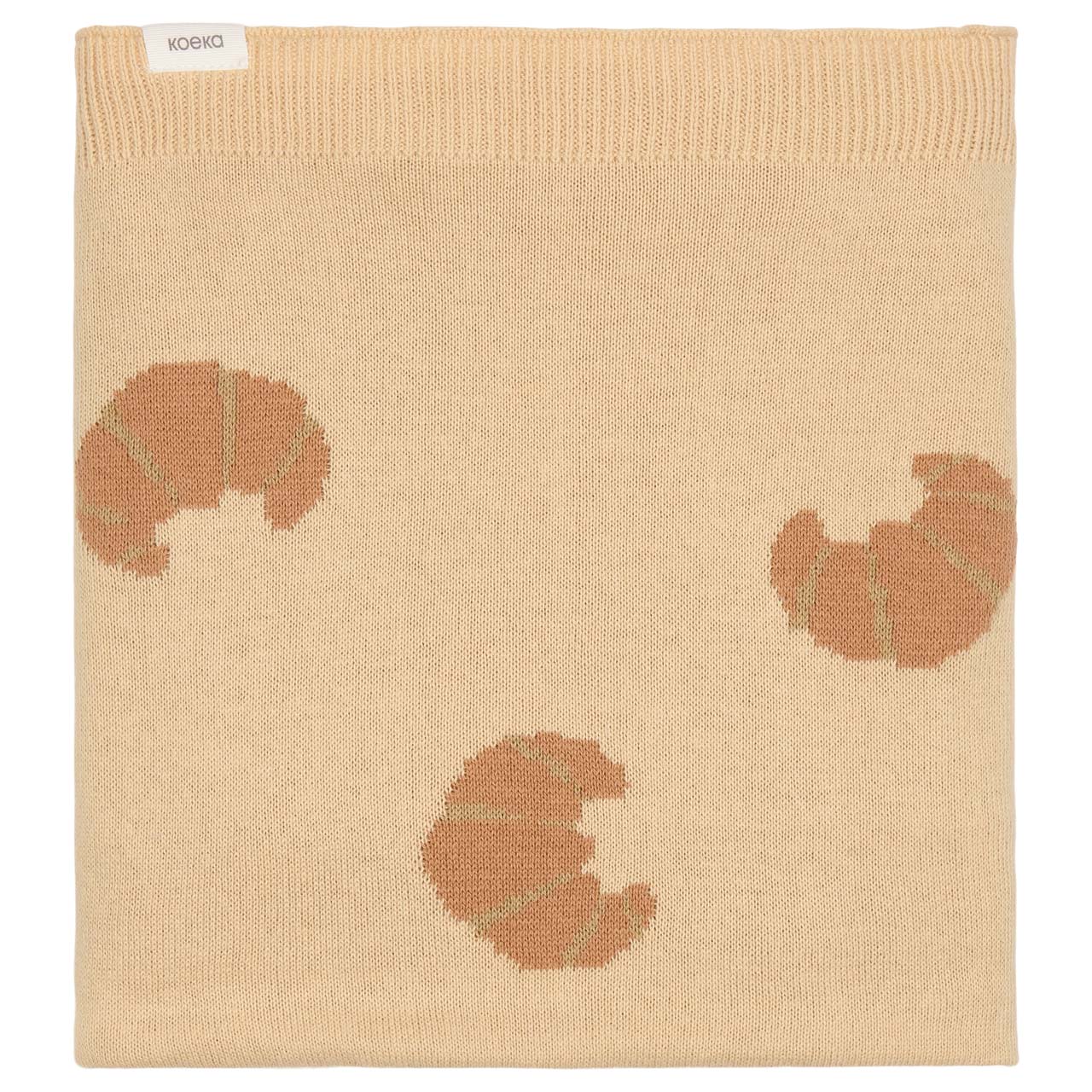 Koeka Ledikantdeken You Bake Me Happy 100x140 | Sand