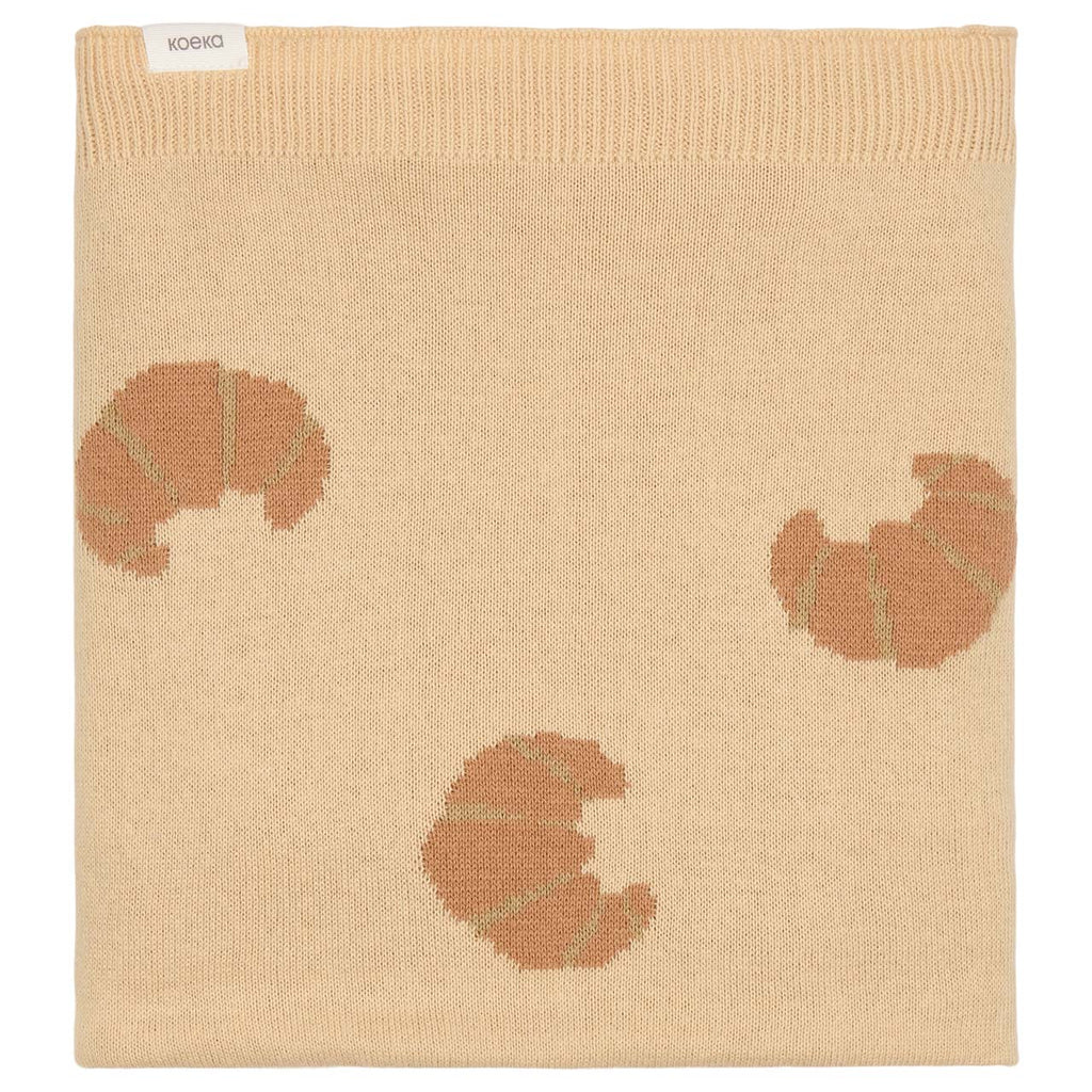 Koeka Ledikantdeken You Bake Me Happy 100x140 | Sand