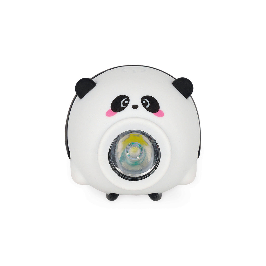Herlaadbaar Legami fietslampje Panda, eenvoudig op te laden via USB-C, uit het assortiment van De Gele Flamingo
