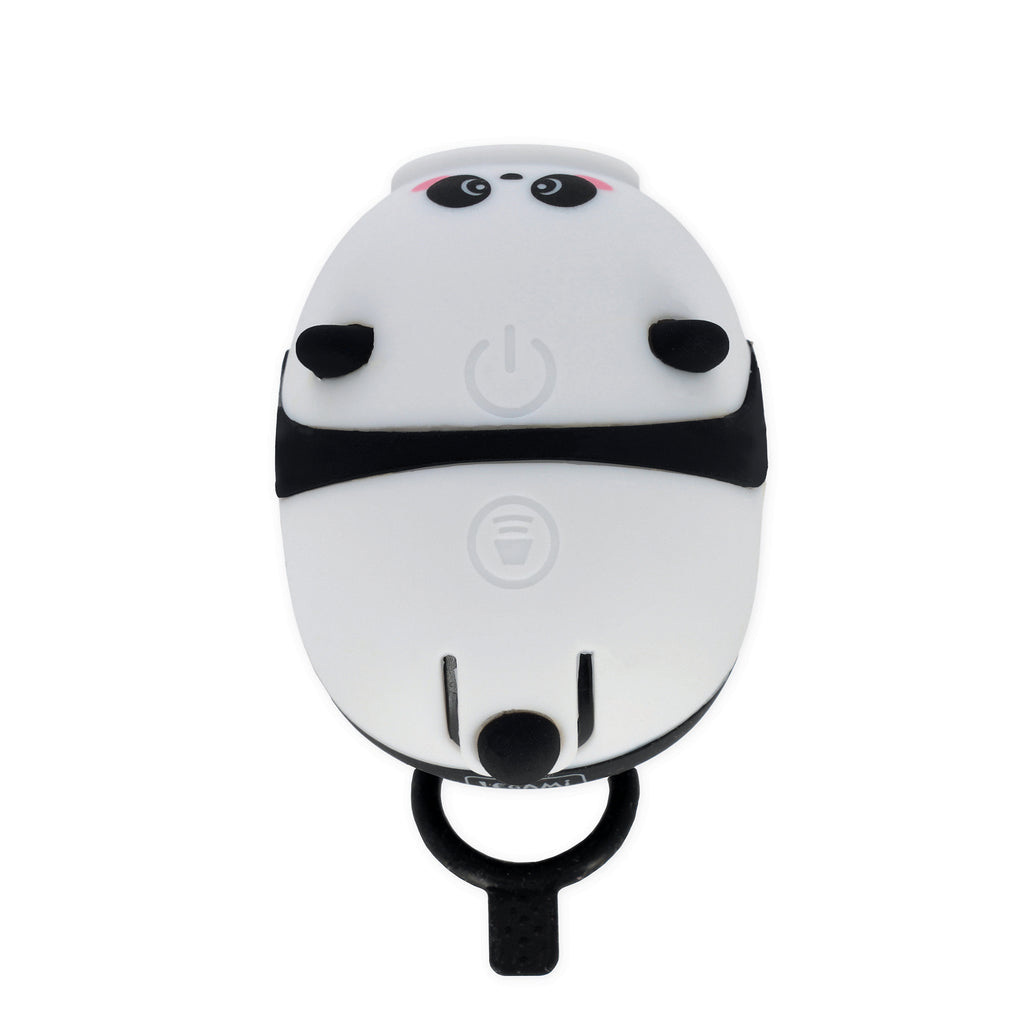 Legami Fietslampje met Fietsbel Panda met verstelbare siliconen band voor het stuur, bij De Gele Flamingo