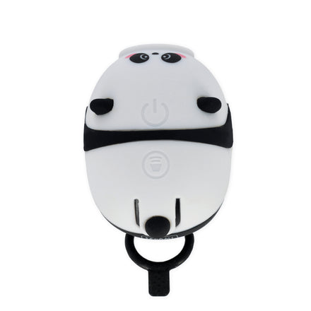 Legami Fietslampje met Fietsbel Panda met verstelbare siliconen band voor het stuur, bij De Gele Flamingo