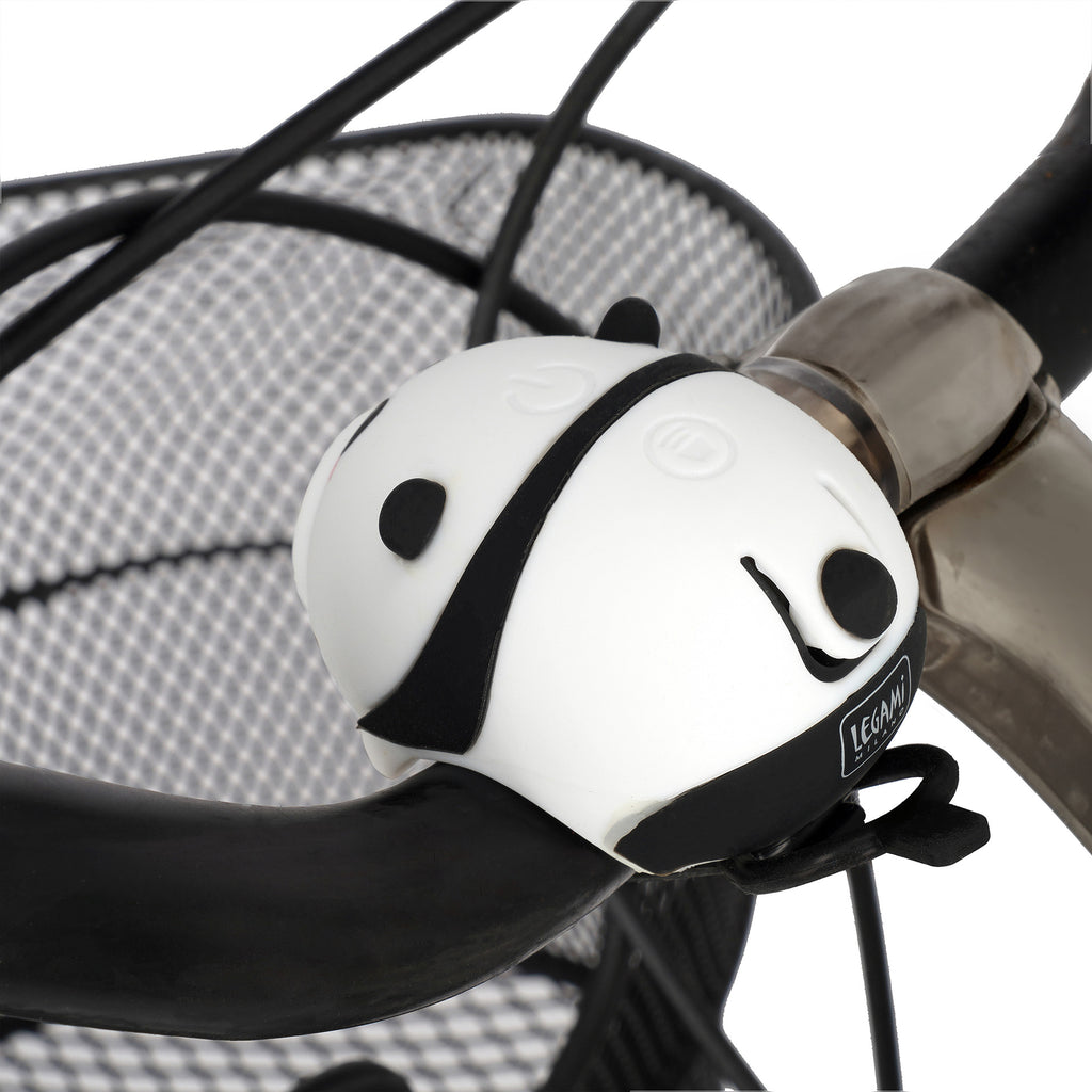 Legami fietslampje Panda van ABS en siliconen, bestand tegen stof en waterspatten, te koop bij De Gele Flamingo