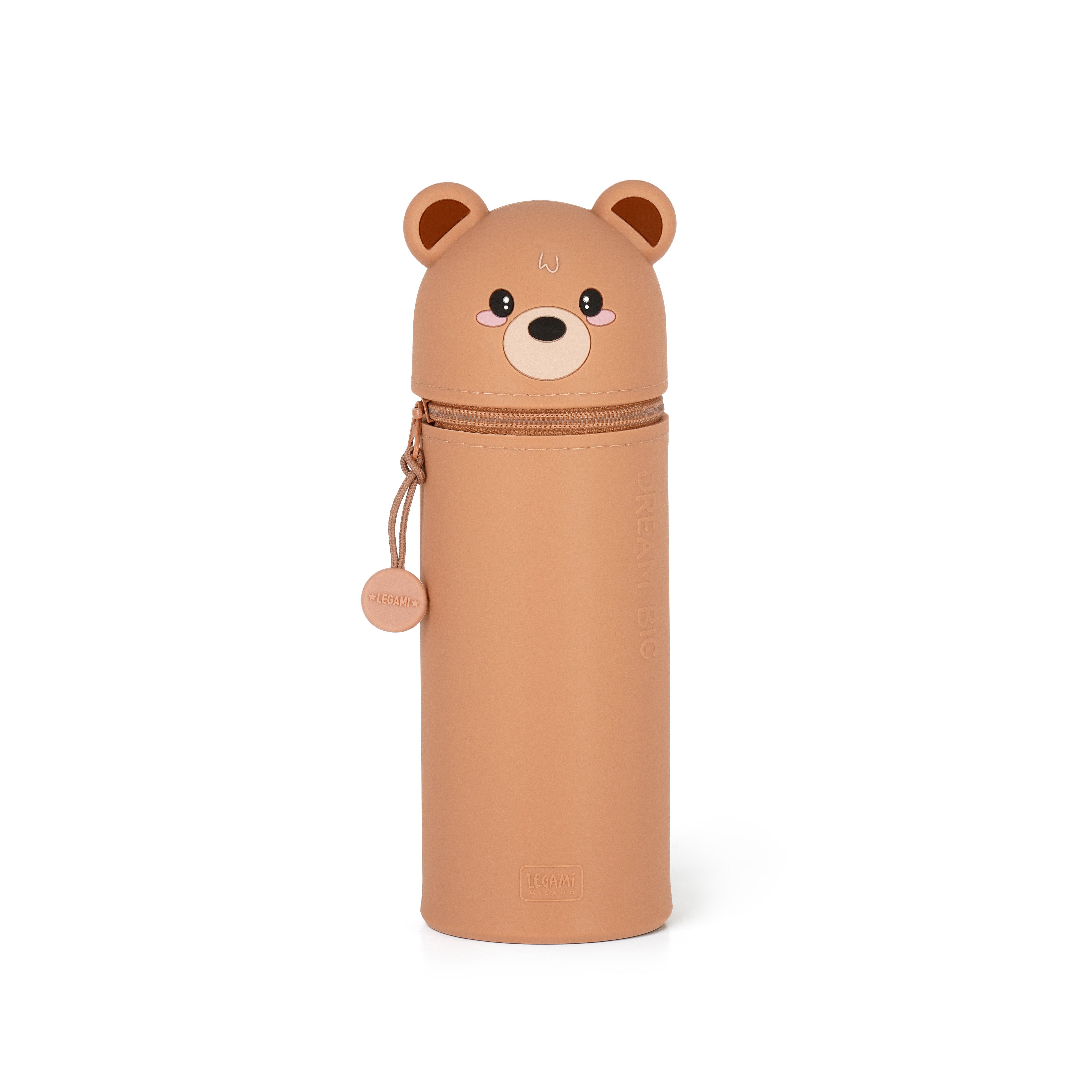 Legami "Hug Me" 2-in-1 Silicone Pennenzak Kawai | Teddybeer