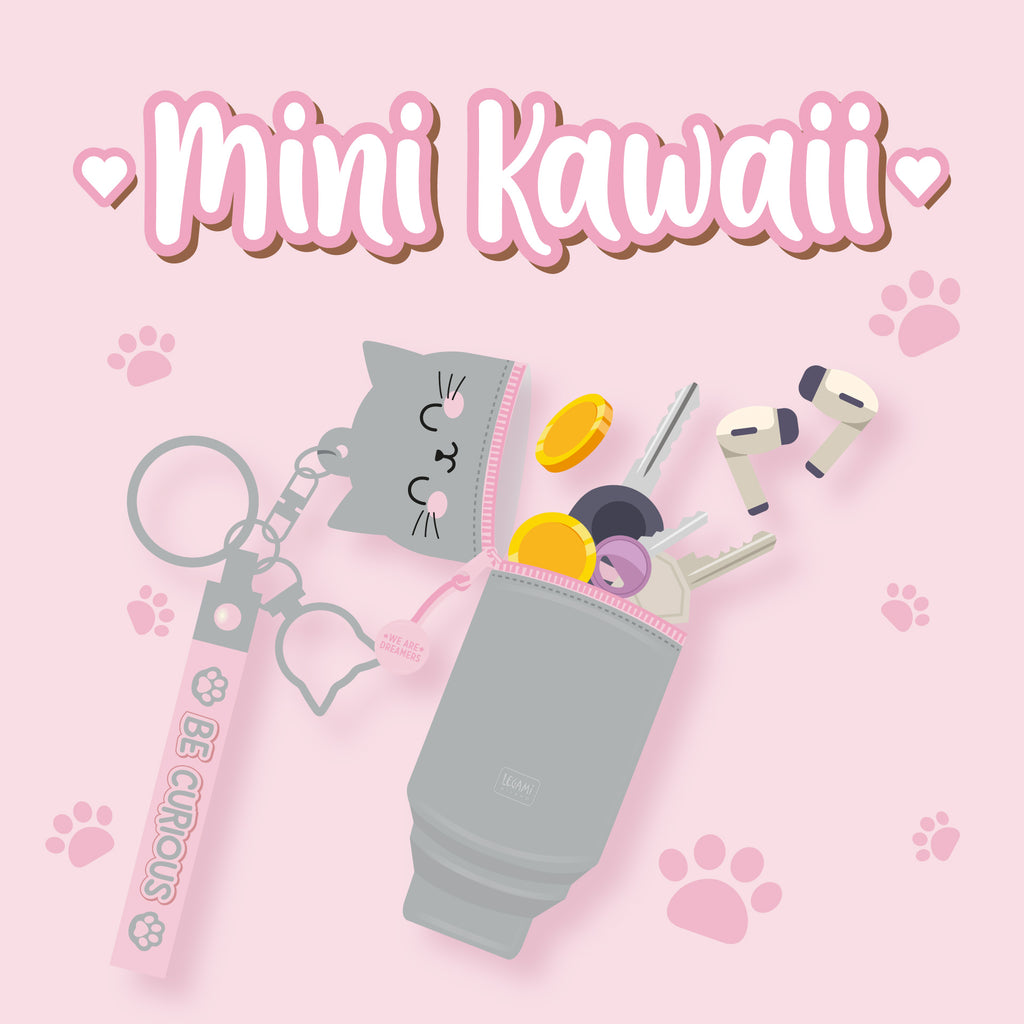 Legami Portemonnee met Sleutelhanger Mini Kawai | Kat