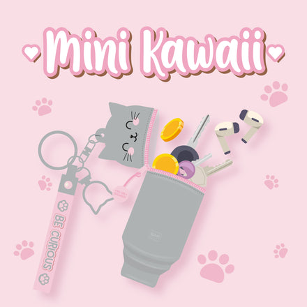 Legami Portemonnee met Sleutelhanger Mini Kawai | Kat