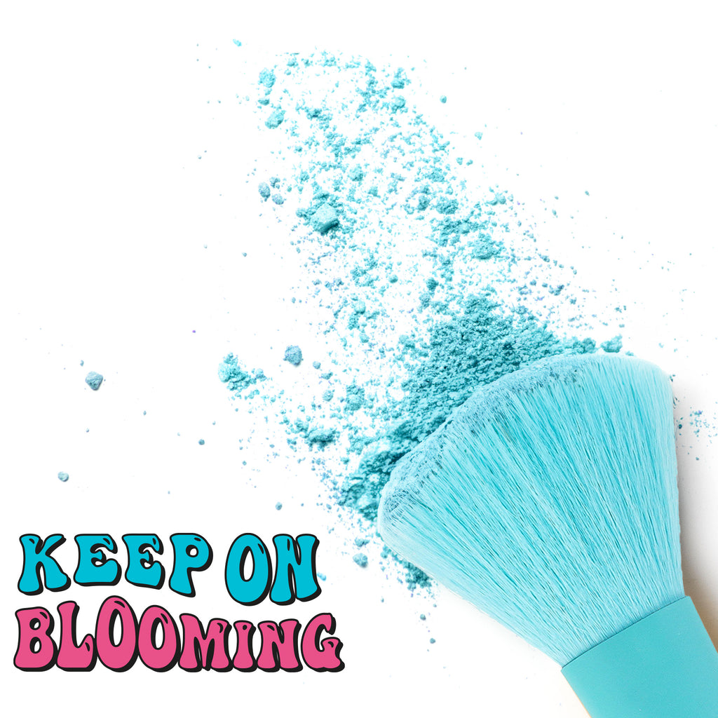 Legami "Oh My Glow!" Set van 4 Make-up Borstels | Bloemen