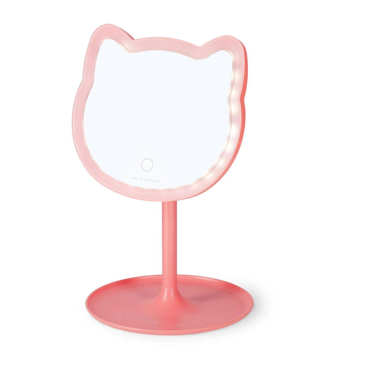 Legami You Look Purrfect make-up spiegel met licht in kattendesign, verkrijgbaar bij De Gele Flamingo