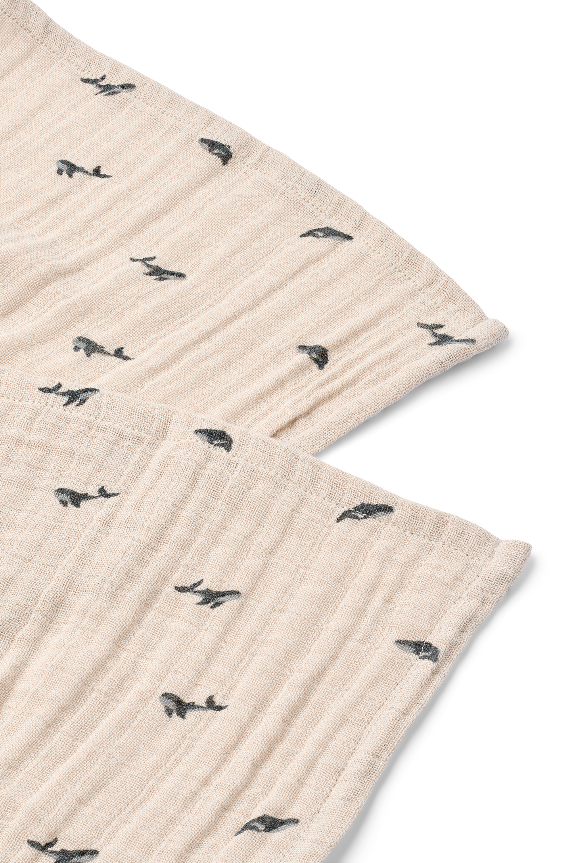 Liewood Lewis Hydrofiele Doeken 2-Pack | Mini Whale / Sandy