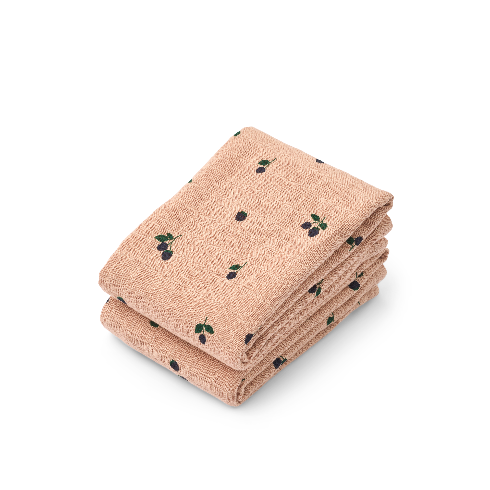 Liewood Lewis Hydrofiele Doeken 2-Pack | Mini Berry / Pale Tuscany