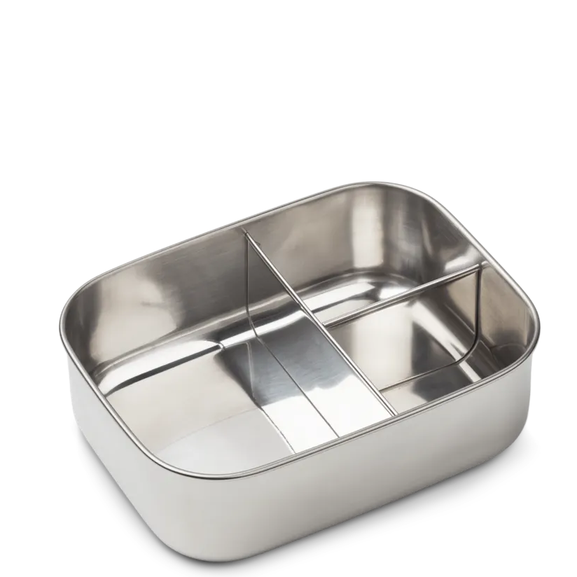 Liewood Arthur Panda RVS Lunchbox | Sandy