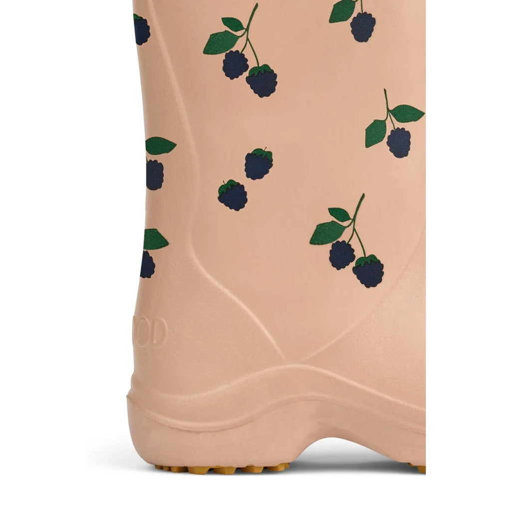 Liewood Aston Thermo Regenlaarzen | Berry / Pale Tuscany