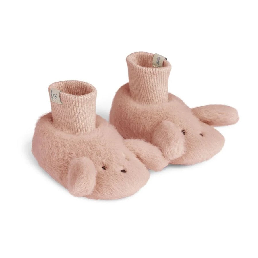 Liewood Beth Rabbit Plush Pantoffels | Pale Tuscany