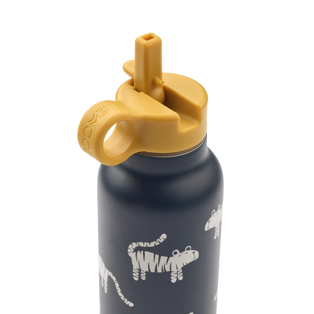Liewood Falk RVS Drinkfles 500 ml | Tiger / Classic Navy