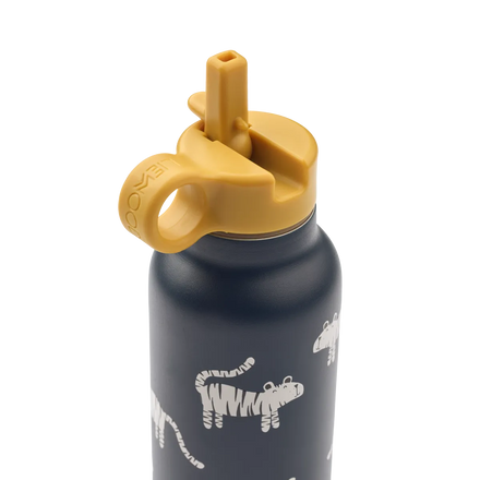 Liewood Falk RVS Drinkfles 500 ml | Tiger / Classic Navy