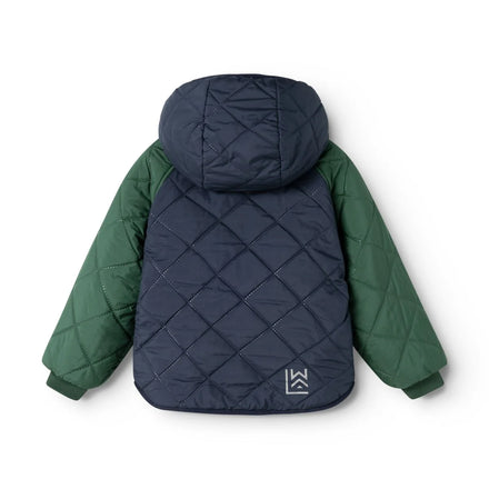 Liewood Jackson Omkeerbare Jas | Garden Green Multi Mix