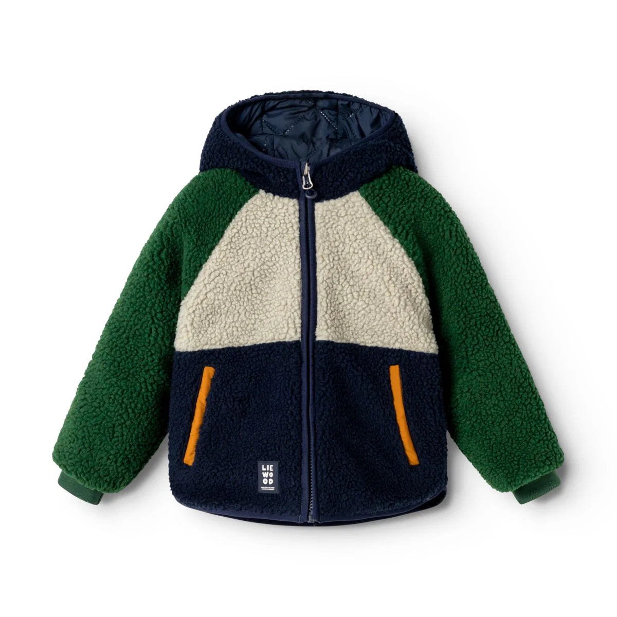 Liewood Jackson Omkeerbare Jas | Garden Green Multi Mix
