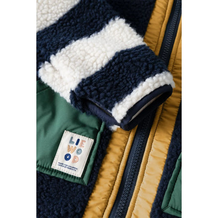 Liewood Noam Pile Jas | Classic Navy Multi Mix