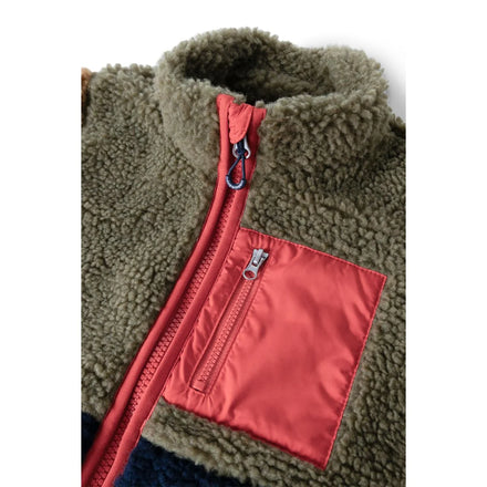 Liewood Nolan Pile Jas | Army Brown Multi Mix
