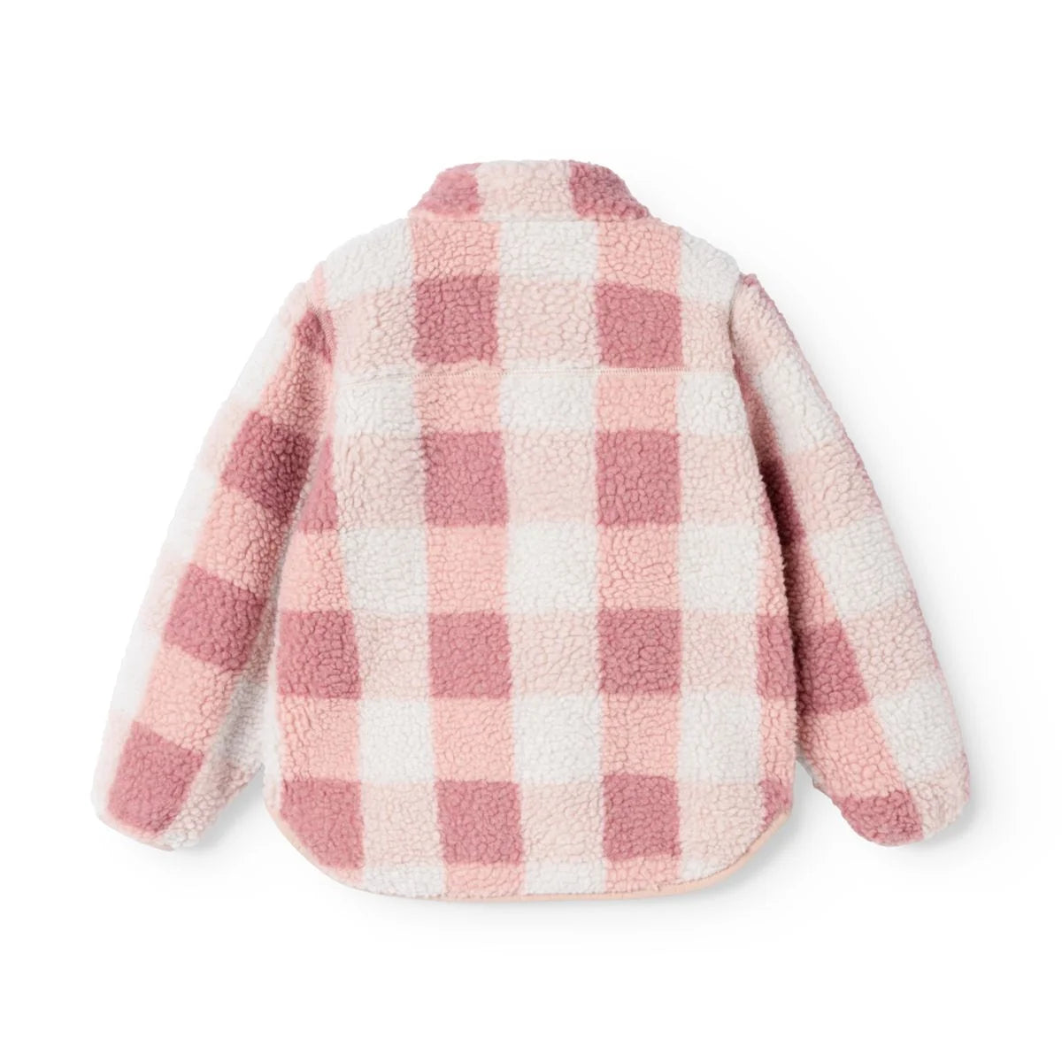 Liewood Nolan Pile Jas | Mega Check / Rose Blush
