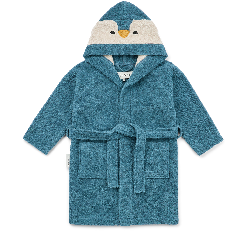 Liewood Lily Penguin Badjas | Oceanview Mix