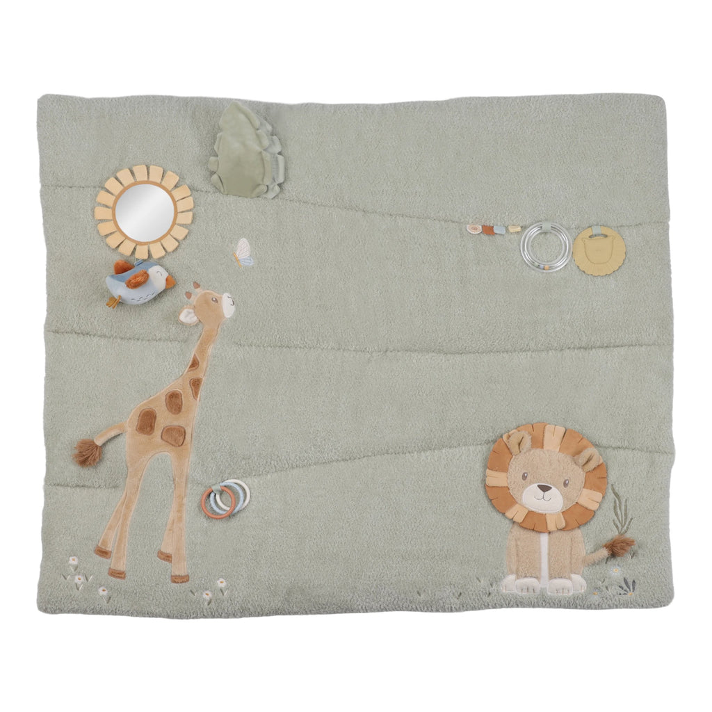 Little Dutch Activiteiten Speelmat Safari Friends | Groen