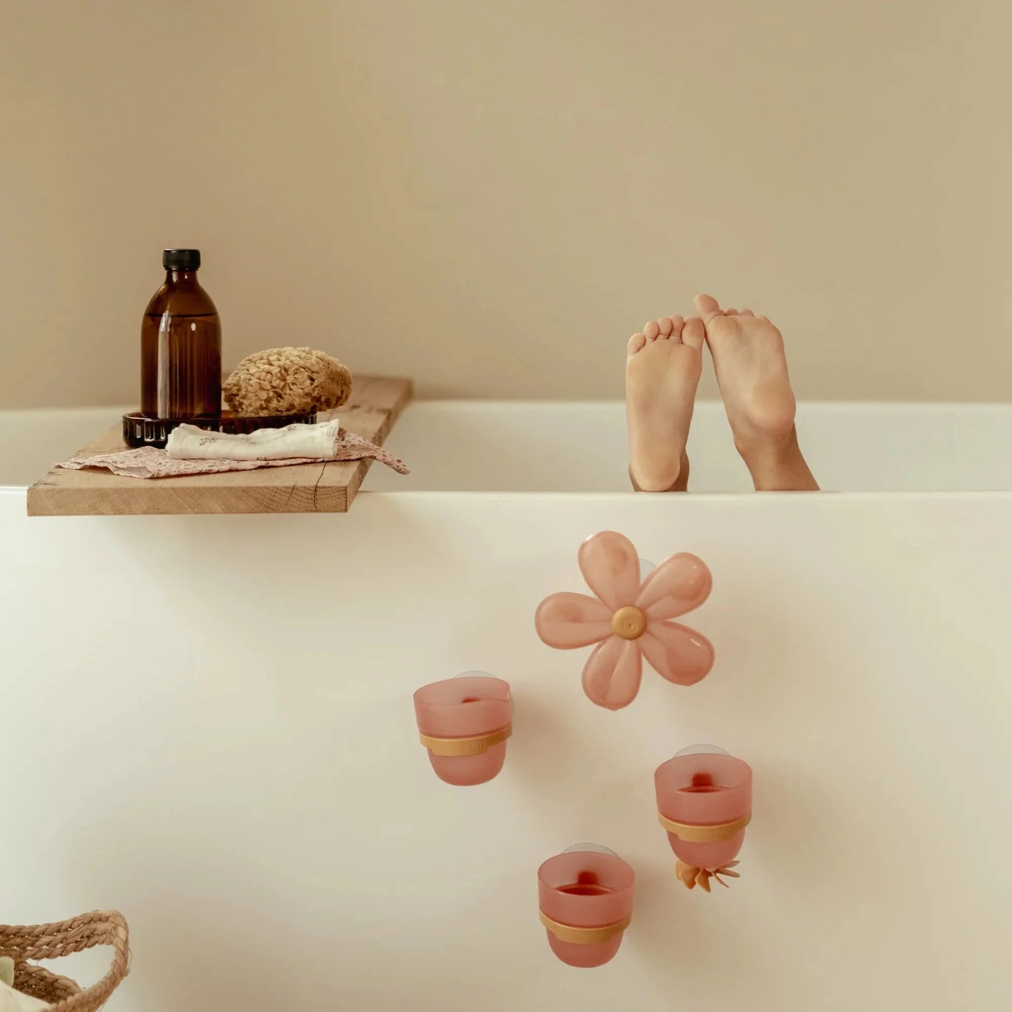 Little Dutch Badwand Bekers | Roze