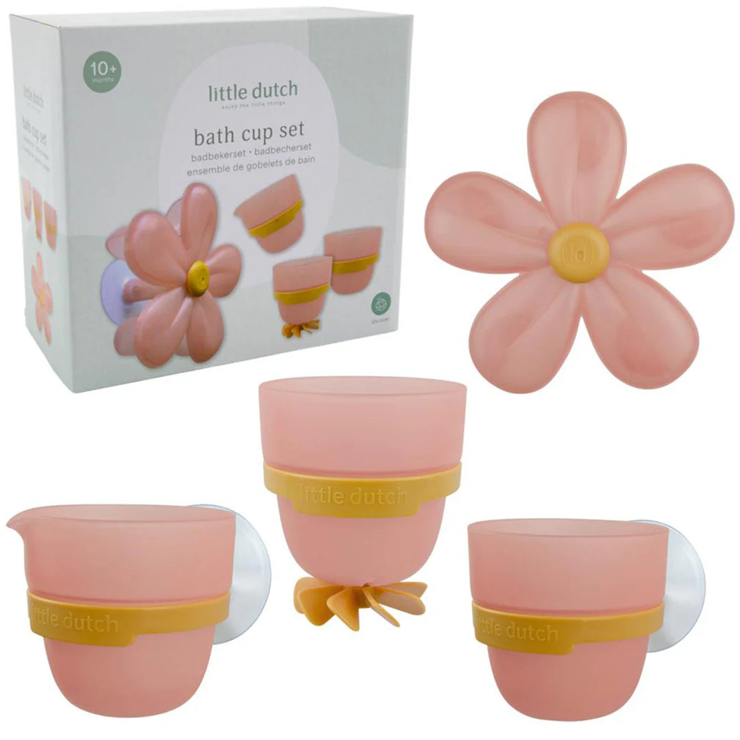 Little Dutch Badwand Bekers | Roze