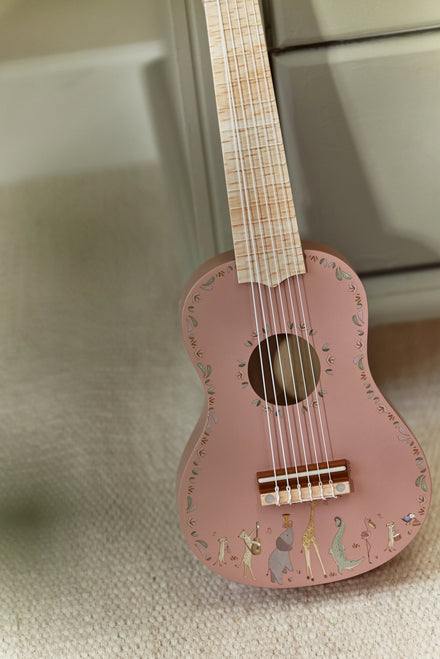 Little Dutch Houten Gitaar Safari Friends | Roze
