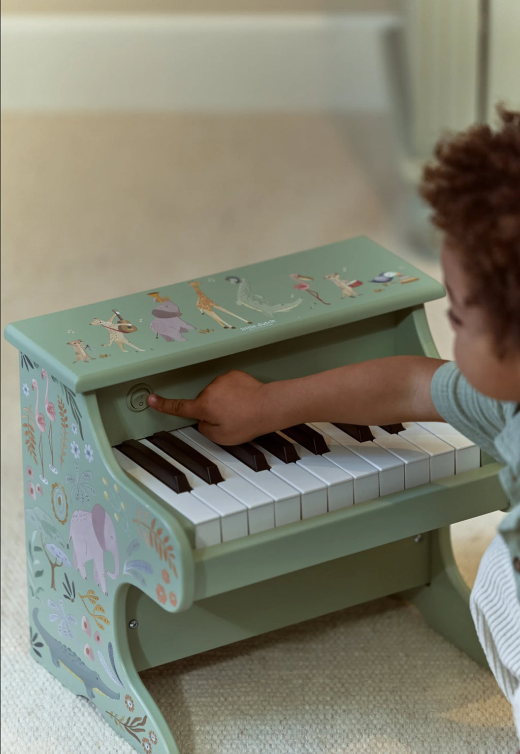 Little Dutch Houten Piano Safari Friends | Groen