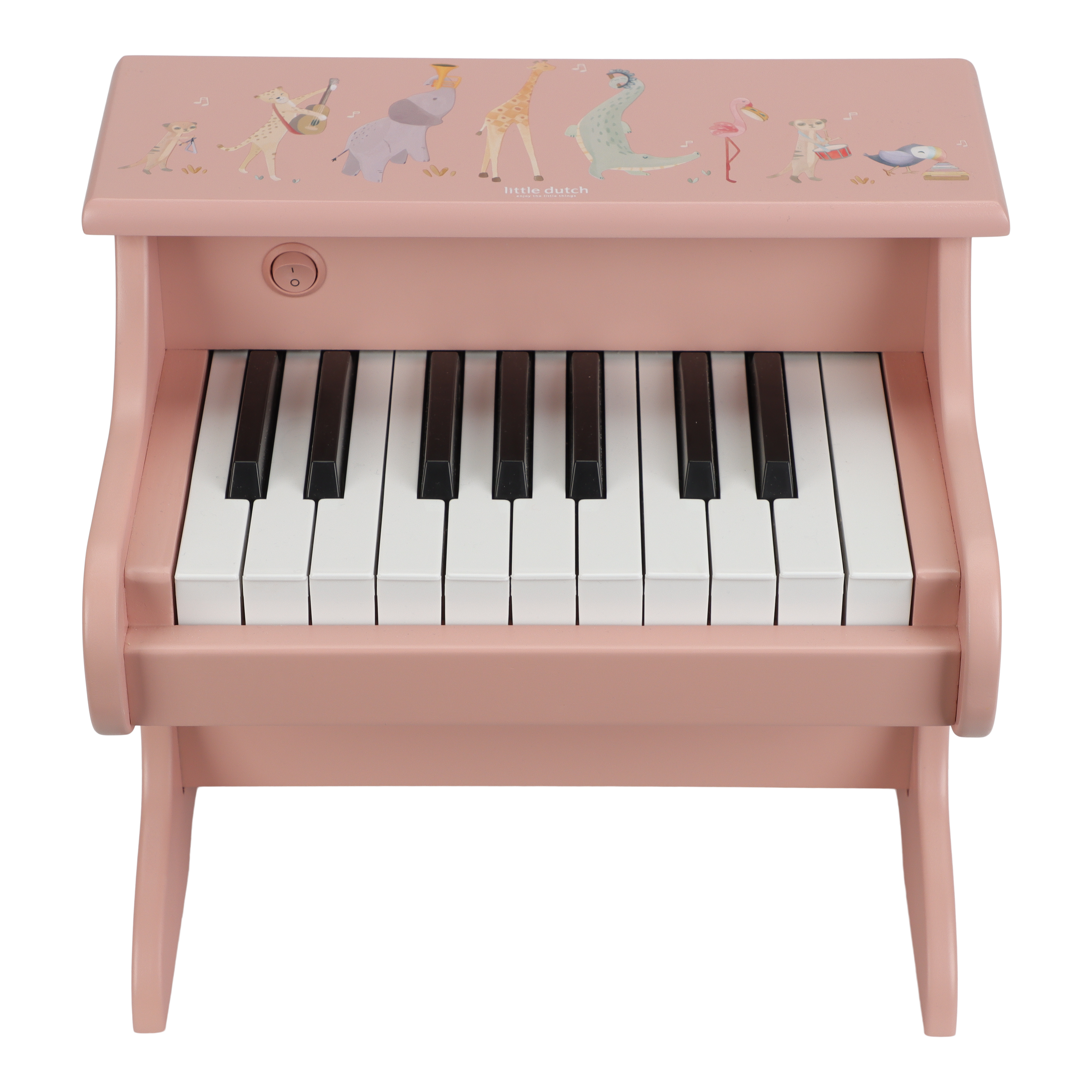 Little Dutch Houten Piano Safari Friends | Roze