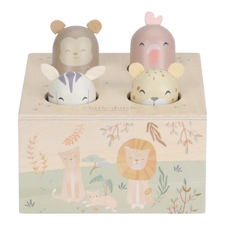Little Dutch Houten Pop-Up Spel Safari Friends