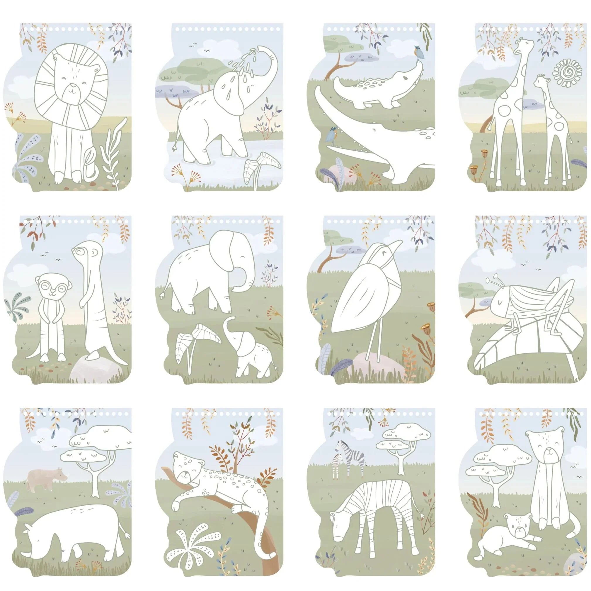 Little Dutch Kleurboek Safari Friends | Jim
