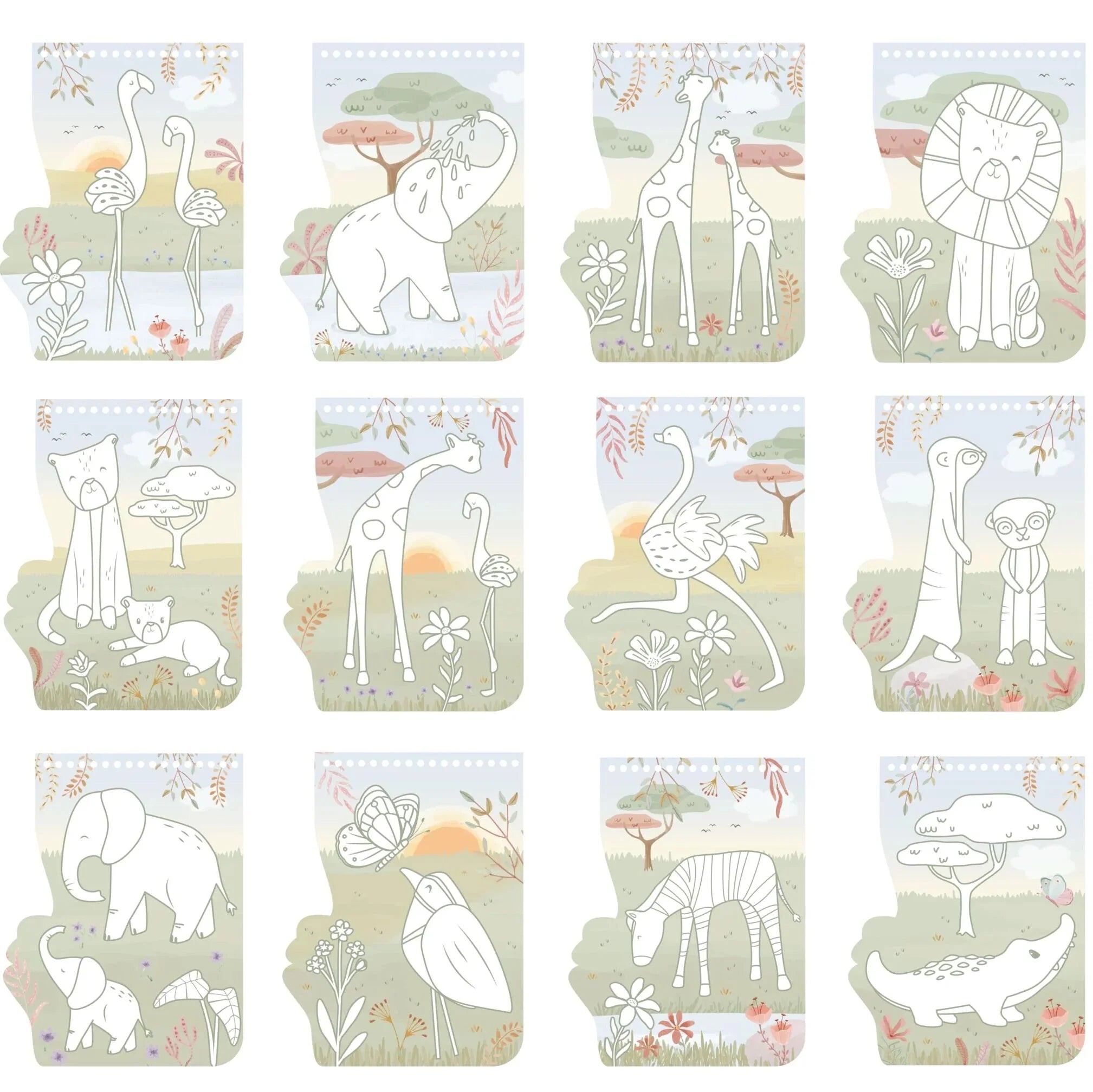 Little Dutch Kleurboek Safari Friends | Rosa