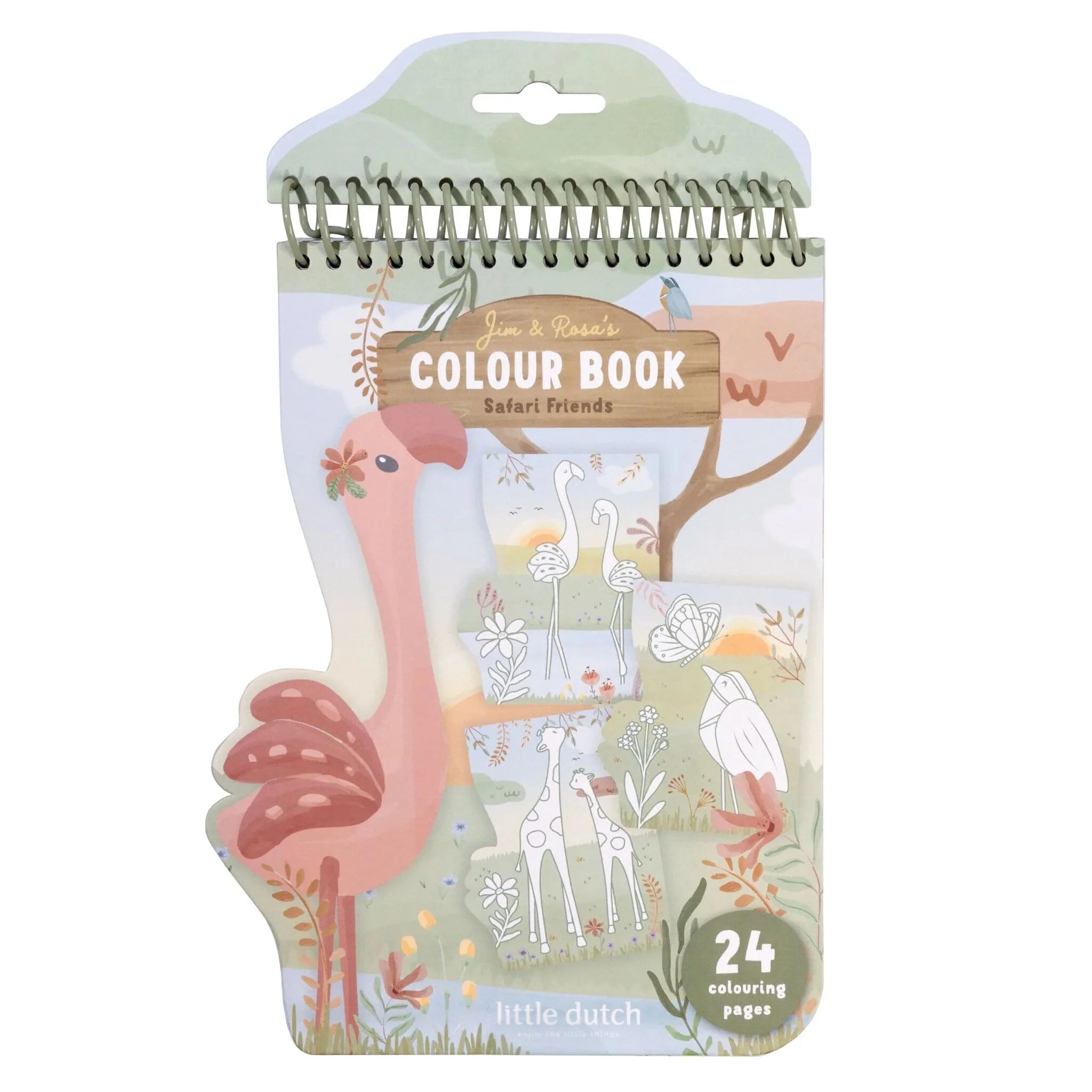 Little Dutch Kleurboek Safari Friends | Rosa