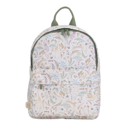 Little Dutch Rugzakje 29cm met Safari Friends-print, kleuterrugzak bij De Gele Flamingo.