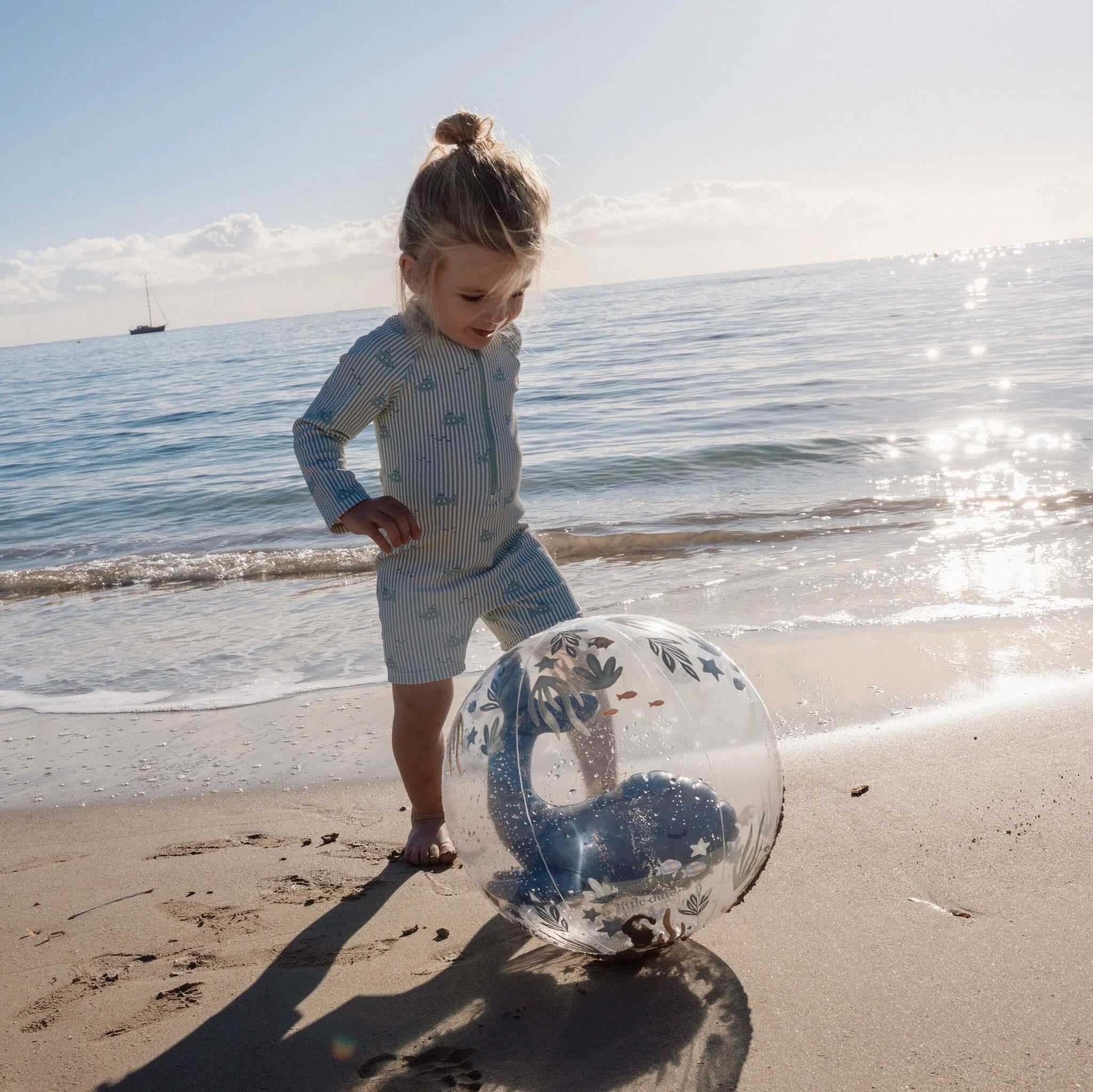 Little Dutch Strandbal 3D Walvis | Ocean World