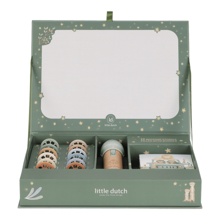 Little Dutch Verhalen Projector Zaklamp Safari Friends | Groen