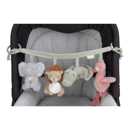 Little Dutch Wagenspanner Safari Friends met handige Little Loops, bij De Gele Flamingo