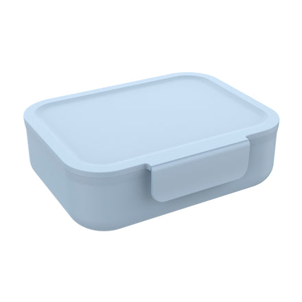 Lunch Buddies brooddoos met clip Nordic Blauw van 19,5 x 15,7 x 6 cm voor de schooltas, bij De Gele Flamingo