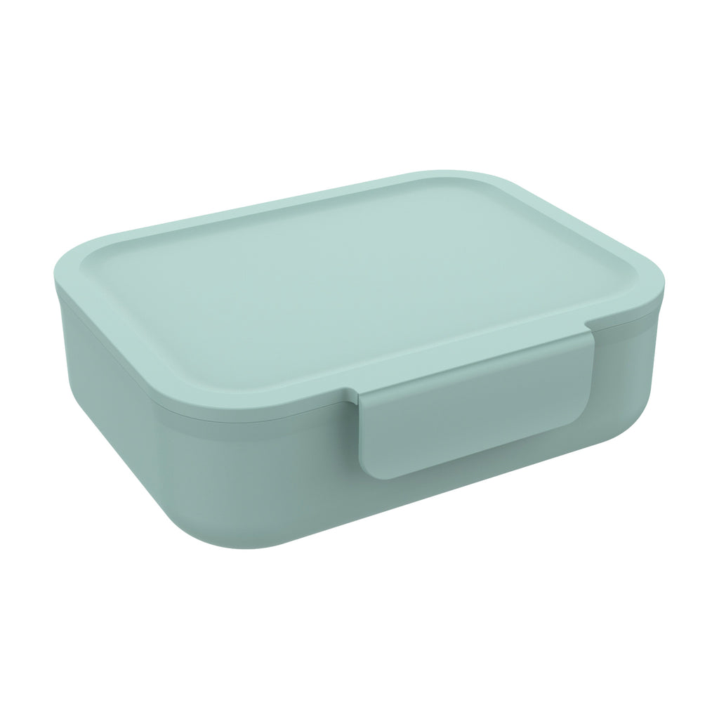 Lunch Buddies brooddoos met clip Nordic Groen met ruimte voor boterhammen en snacks, bij De Gele Flamingo