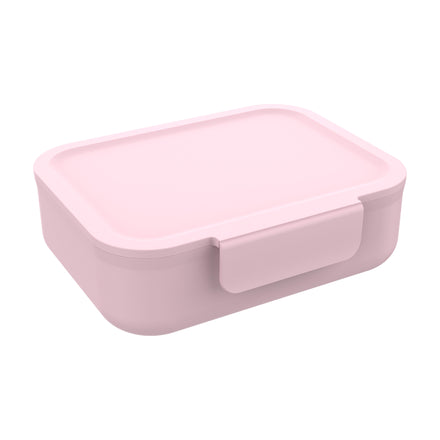 Lunch Buddies brooddoos met clip Nordic Roze, ruime lunchbox voor boterhammen bij De Gele Flamingo