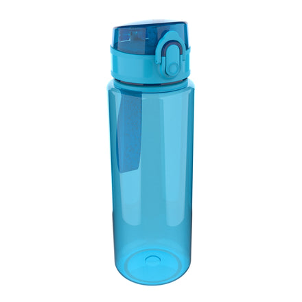Lunch Buddies waterfles 600 ml Pastel Uni Blauw met slank formaat voor de boekentas, te koop bij De Gele Flamingo