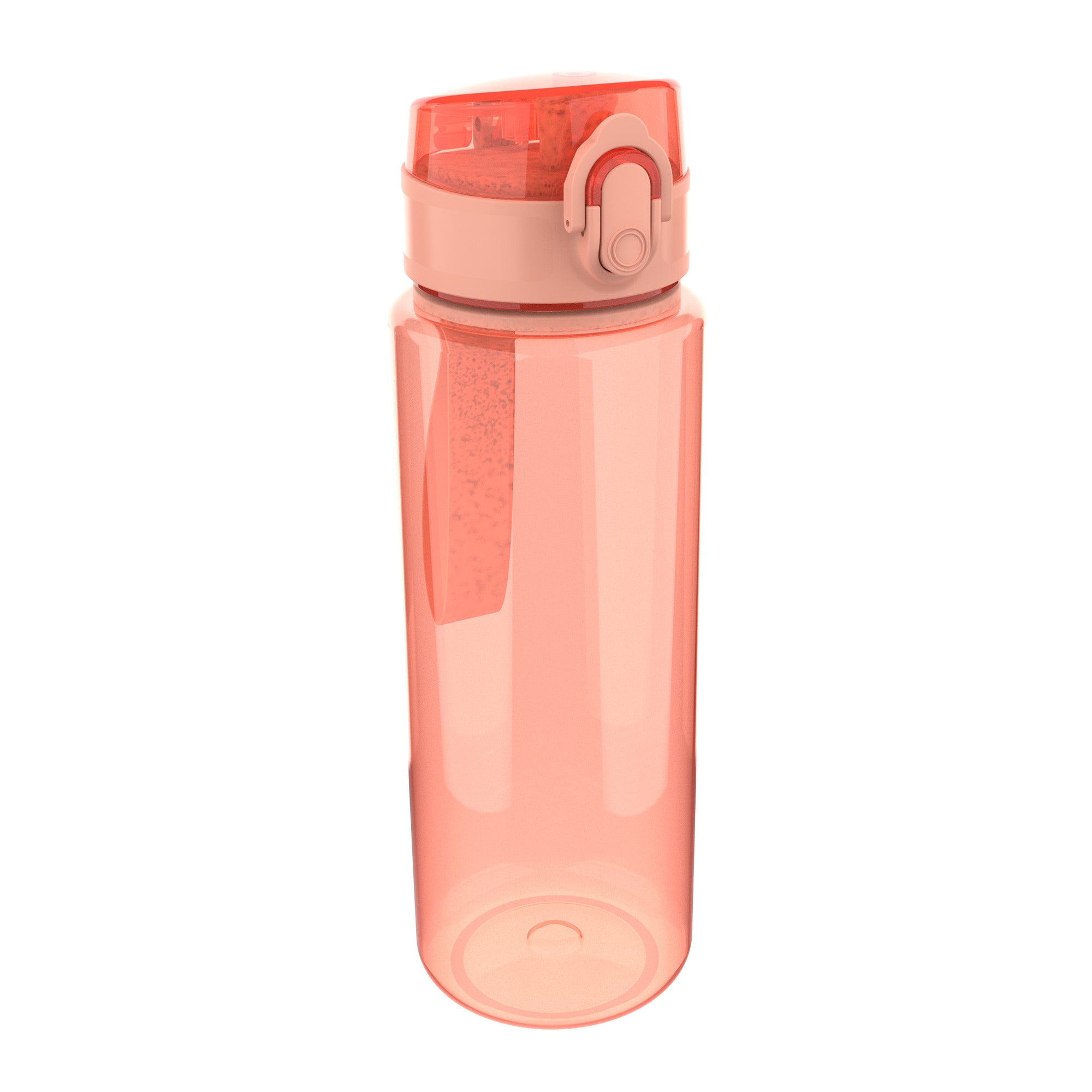 Lunch Buddies waterfles 600 ml Pastel Uni Oranje, lekvrije drinkfles voor kinderen bij De Gele Flamingo