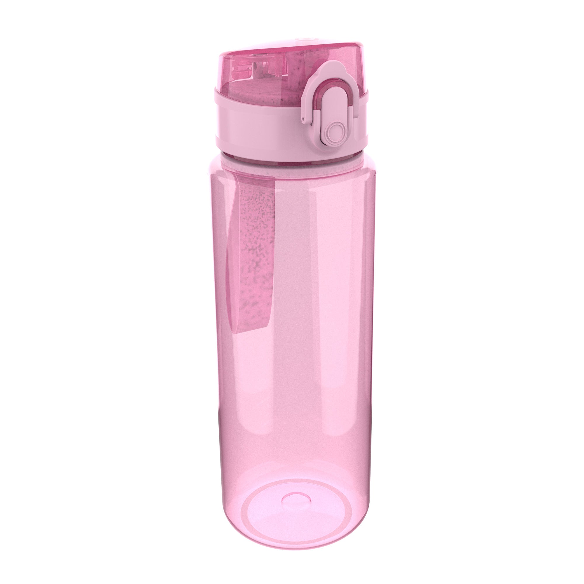 Lunch Buddies waterfles 600 ml Pastel Uni Roze, lekvrije drinkfles voor kinderen bij De Gele Flamingo