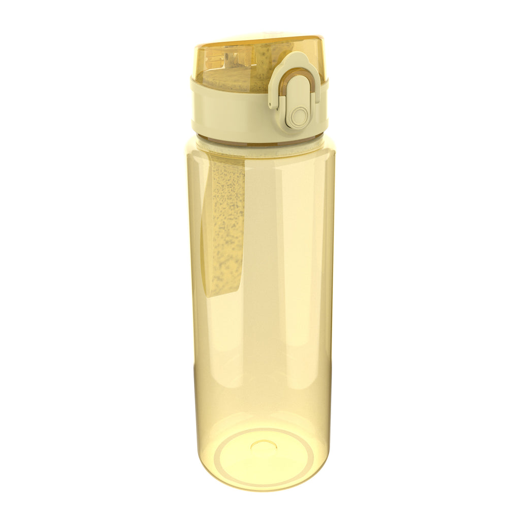Lunch Buddies waterfles 600 ml Pastel Uni Geel, effen drinkfles voor in de rugzak bij De Gele Flamingo