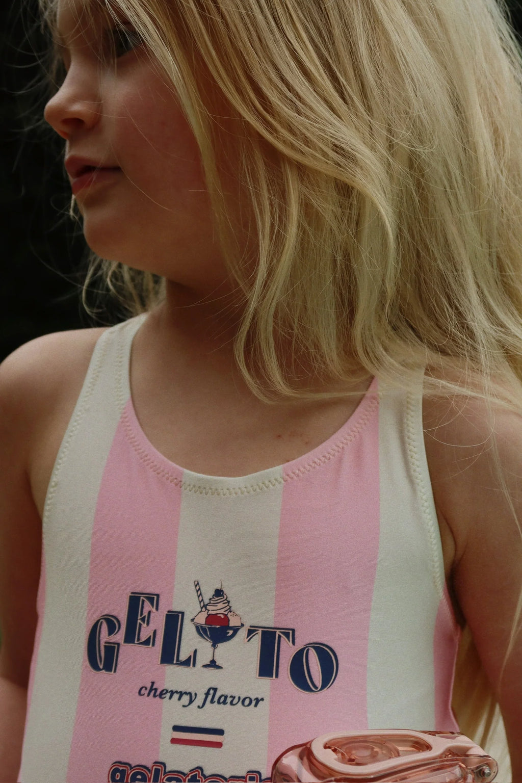 Konges Sløjd Badpak Pomia | Candy Stripe Rose