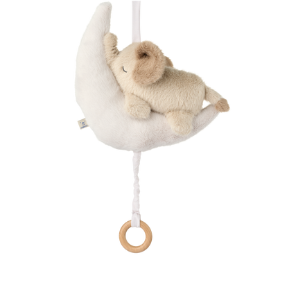 Liewood Mandy Baby Elephant Muziek Mobiel | Mist / Sandy