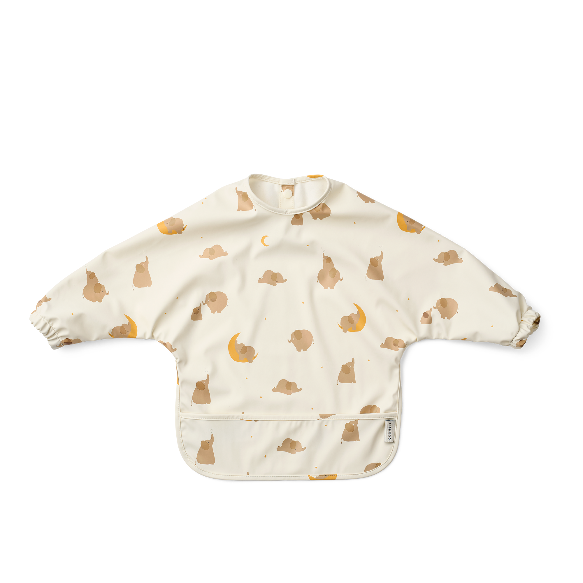 Liewood Merle Printed Slab Met Mouwen | Elephant / Creme De La Creme